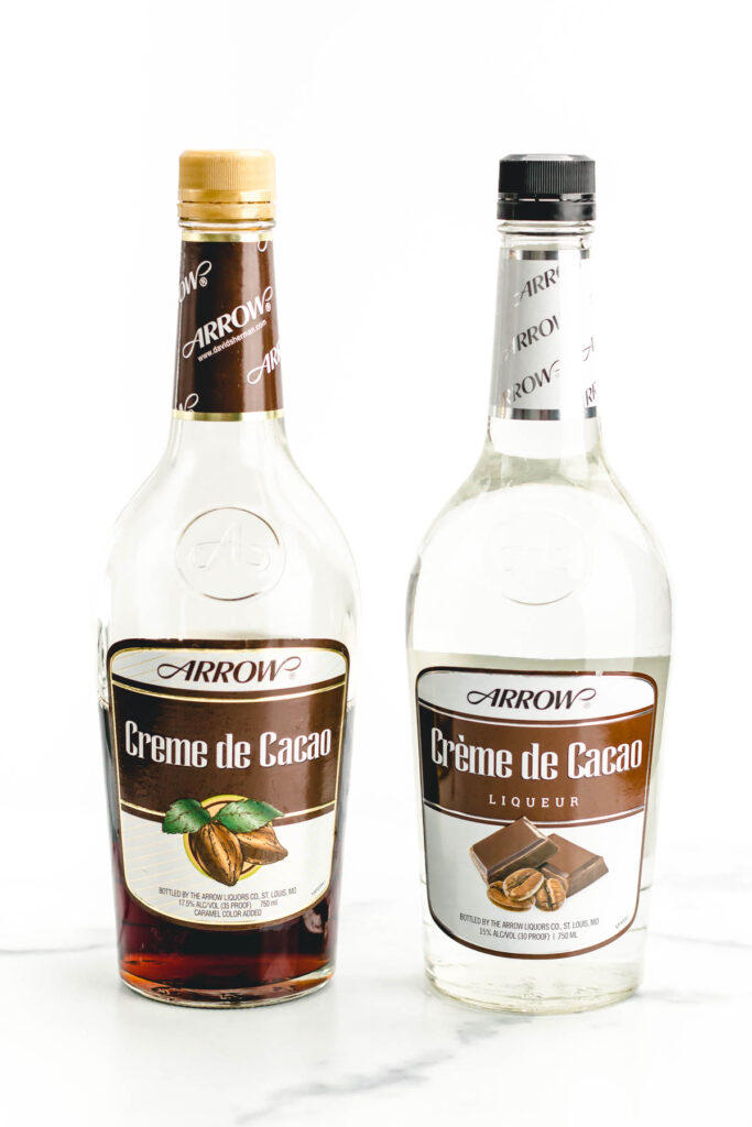 creme-de-cacao-bottles